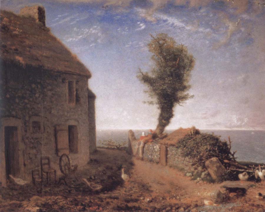 Jean Francois Millet End of the Hamlet of Gruchy